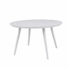 Diivanilaud Diva valge ⌀ 70 cm