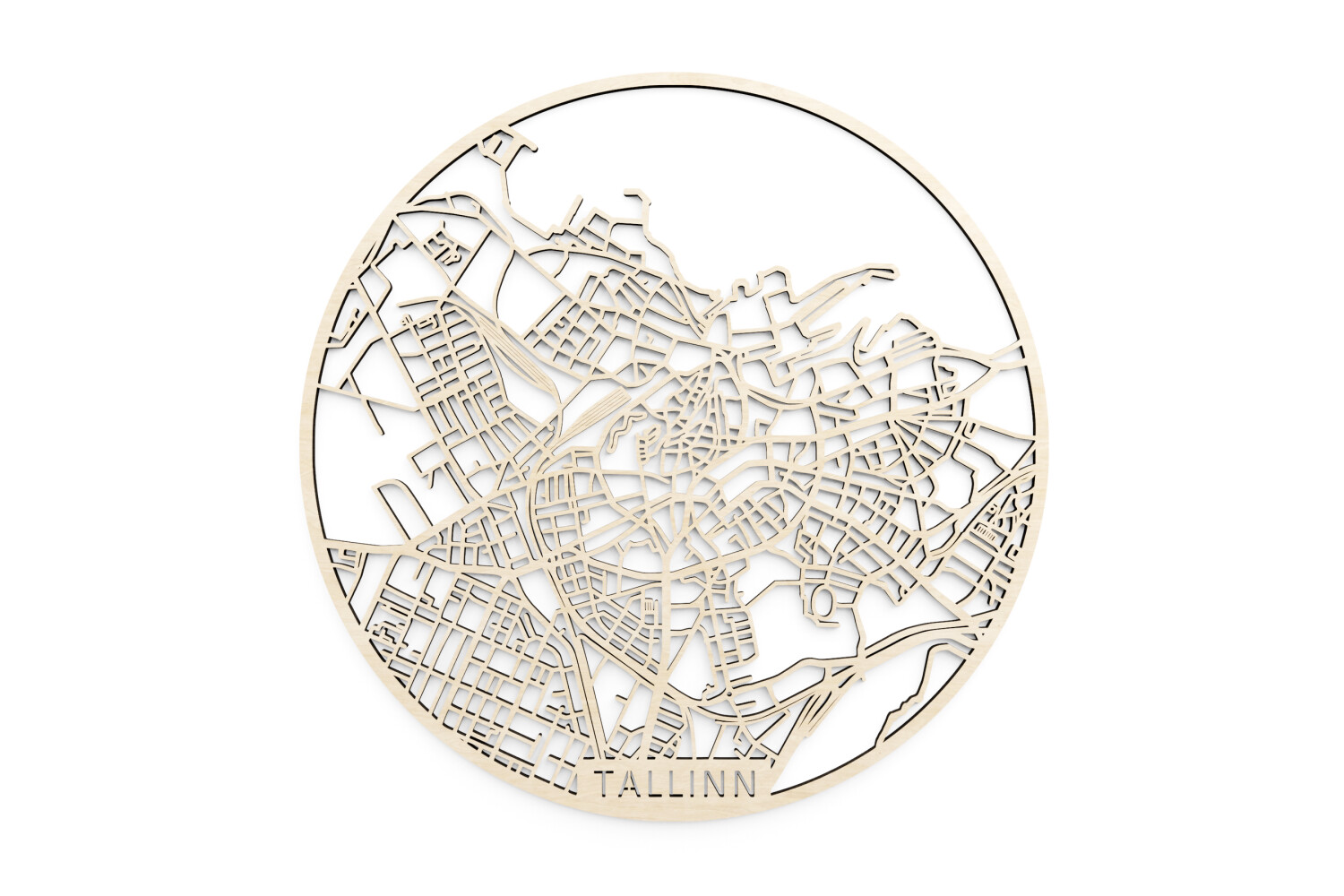 Puidust linnakaart Papurino Tallinn 7