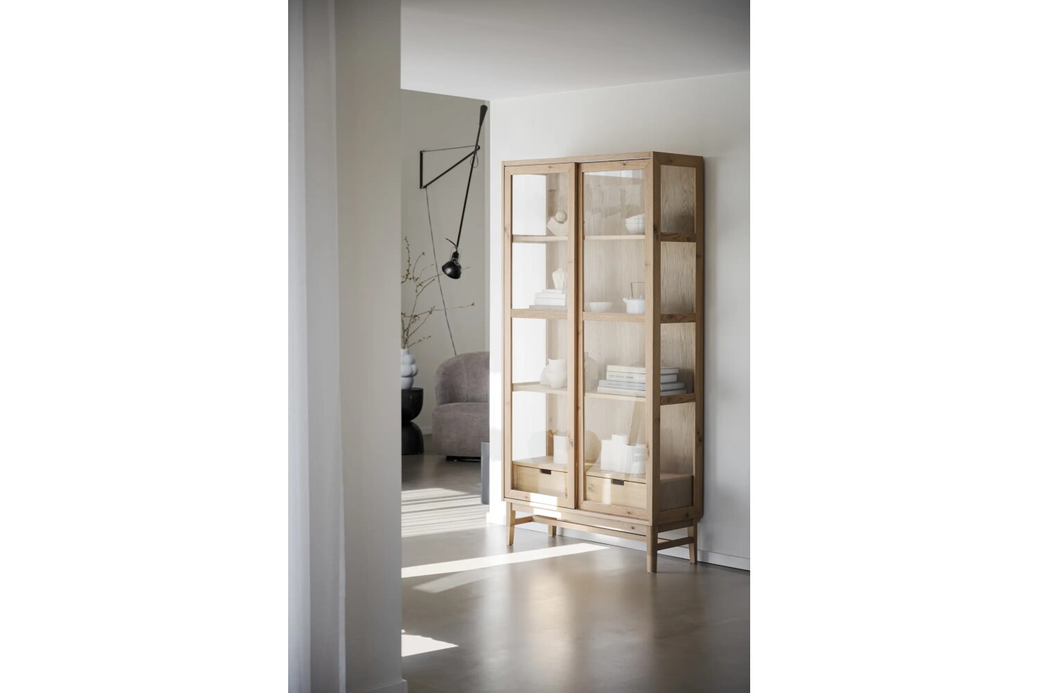 Vitriinkapp Hazelton tamm