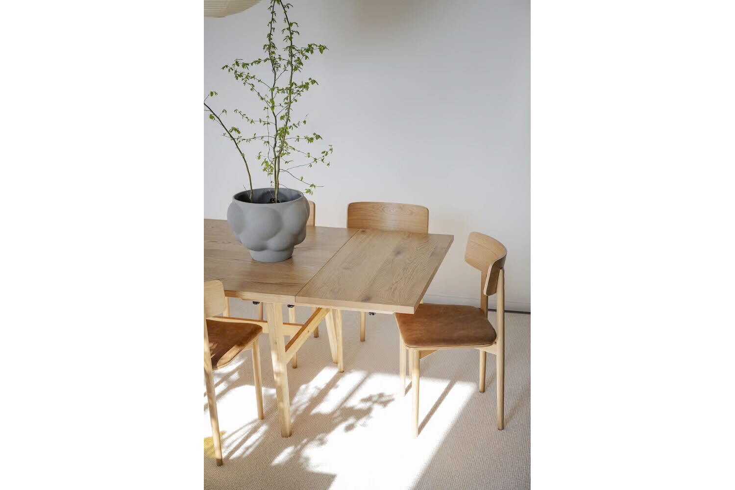 Söögilaud Plainfield tamm + 50 cm
