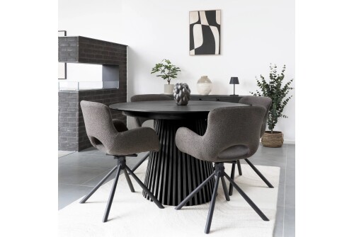 Söögilaud Osaka must pikendatav