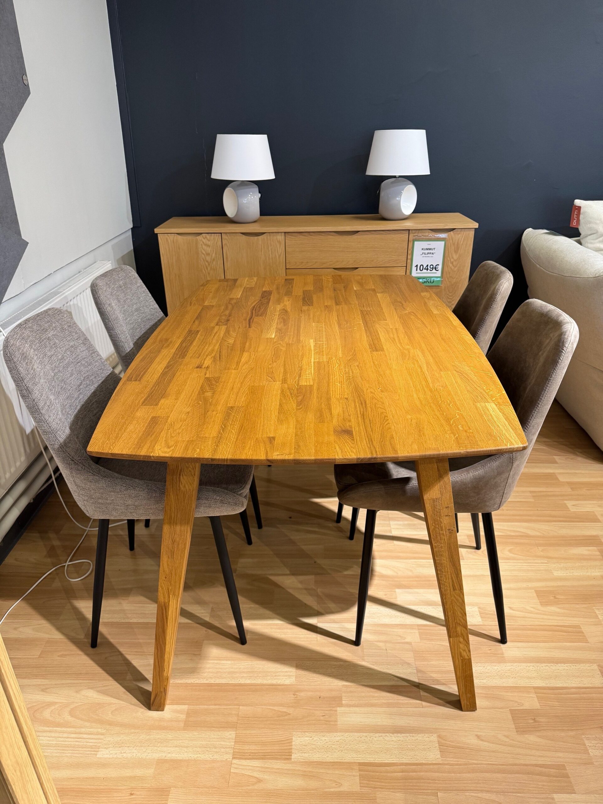 Jonathan söögilaud 140 cm / Saalinäidis - Image 2